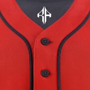 Ensemble de baseball pour homme avec impression par sublimation, matière 100% polyester, col en V de haute qualité par RIVIAN ATLANTIC - Product Image 6