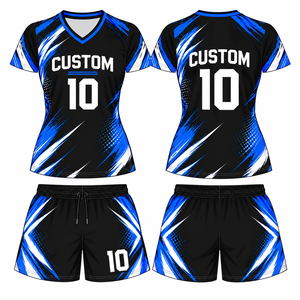 Custom Adult Soccer Uniform Set Women & Men Football Uniform <b>Kit</b> Soccer Training Suit Football Shirt Shorts Sportswear Set - Product Image 2