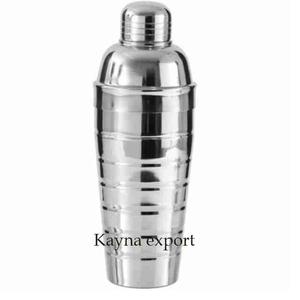 Juego de Coctelera de Acero Inoxidable Metálico Pulido Brillante de Primera Calidad, Capacidad de 500 ml, Diseño Moderno Ecológico, Accesorios de Bar - Product Image 2