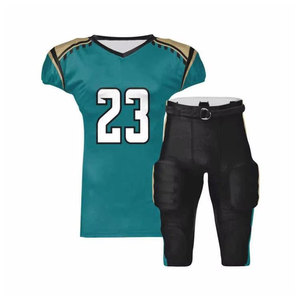 Uniforme de Fútbol Americano de Poliéster de Último Modelo, Calidad Superior, Transpirable, de Secado Rápido, Antibacteriano, con Logotipo Personalizado para Adultos - Product Image 4