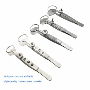 Pinzas para Calazión de Acero Inoxidable, Instrumento Quirúrgico Oftalmológico, Pinzas para Párpados de Punta Fina para Aplicaciones Oftálmicas Profesionales - Product Image 3
