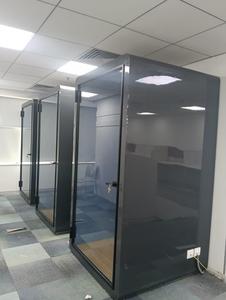 Hot Sale Smart Portable Office Phone <b>Booth</b> Pod With Ventilation System Compact <b>Soundproof</b> Cabin For Modern Workspaces for Sale - Product Image 3