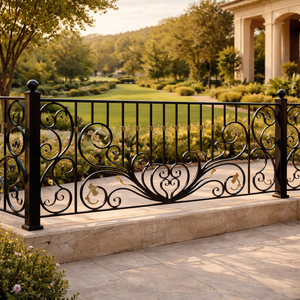 Rampe de balcon en fer forgé sur mesure pour maisons modernes – Solutions durables, décoratives et sécurisées pour la conception de balcons extérieurs - Product Image 1