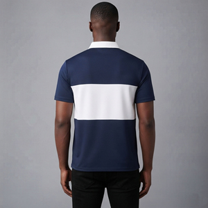 Polo de Manga Corta Casual de Verano para Hombre, 100% Algodón, Secado Rápido, Bordado, Tejido de Punto, 2 Colores, Logotipo Personalizado Impreso, Anti-Pilling - Product Image 3