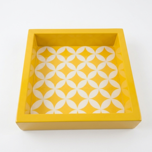 Modern Lacquer Square Tray Durable Handmade Decorative Serving Tray For Mother Day small tray for Odds and ends - Product Image 4