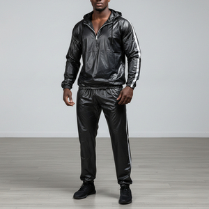 Premium <b>Sauna</b> Suit OEM PVC Fabric Waterproof Sweat Suit Fitness Workout Wear Supplier Manufacturer Worldwide - Product Image 1