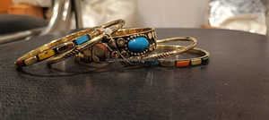 ชุดกำไลข้อมือทองเหลืองทำมือหรูหราในเมืองกำไลข้อมือปรับได้สำหรับผู้หญิงเครื่องประดับทันสมัย - Product Image 1