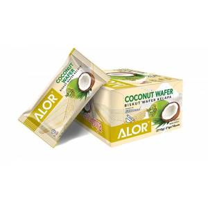 ALOR Crème HALAL Emballage individuel Biscuits Crispy Coconut Sugar Wafer Bar Boîte de sachets de fruits lyophilisés Lait-All One Sweet - Product Image 3