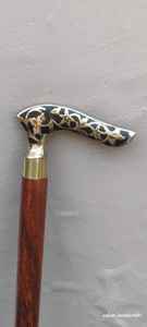 Bastón náutico antiguo con mango en forma de T. Impresionante bastón de diseño con mango especial para regalar a alguien. - Product Image 5