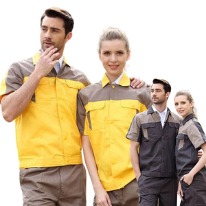 Conjunto de ropa de trabajo de ALTA CALIDAD, uniforme, ropa de trabajo transpirable, camisa/pantalones de todo tipo para hombres y mujeres-Fábrica FMF-Muestra gratis - Product Image 3