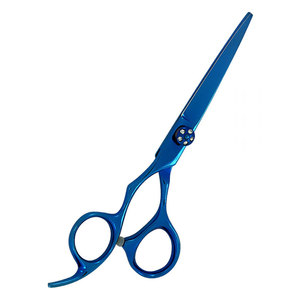 Ciseaux de coiffure professionnels pour gauchers, couleur personnalisée, acier inoxydable, manche moyen, précision et tranchant - Product Image 6
