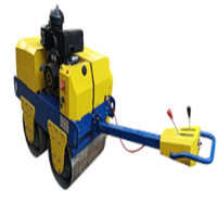 Rouleau compacteur à double tambour de qualité supérieure pour la compactation du sol et de l'asphalte, destiné aux projets de construction et de réparation routière