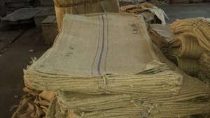 Sac fourre-tout en jute sergé B, tissu résistant, écologique, réutilisable pour les courses - Product Image 4