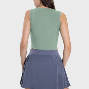 Top Corto para Mujer, Sin Mangas, Elástico, Suave, Informal, Ajustado, Ligero, para Uso Diario, Elegante - Product Image 3