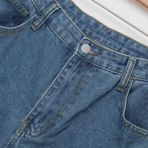 กางเกงยีนส์ทรงหลวมสำหรับผู้ชายกางเกงยีนส์ผ้ายืดขาดทรงหลวมถูกทำลาย - Product Image 2