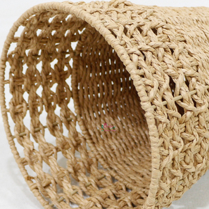 Handwoven Paper Rope Basket Eco-Friendly Minimalist Design Customizable Color Size for Home Decor <b>Storage</b> Laundry <b>Clothes</b> Toys - Product Image 2
