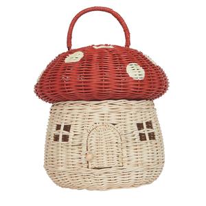Cesta de champiñones hecha a mano de ratán tejido para recolección y exhibición minorista, proveedor mayorista de Vietnam - Product Image 1