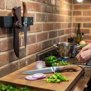 Cuchillo de Supervivencia Viking Triad de Alto Rendimiento en Acero Inoxidable - Grado Industrial, Personalizable OEM, Multifuncional para Campismo al Aire Libre - Product Image 3