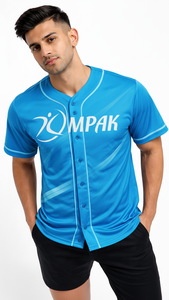 Maillot de baseball unisexe tout usage, design par sublimation, évacuation de l'humidité, séchage rapide, 100 % polyester, pour le sport et les loisirs - Product Image 2