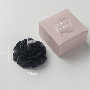 Vela en forma de peonía, novedad perfumada, vela de cera de soja, diseño de flores exquisitas, vela aromática para decoración del hogar, fiesta, boda, regalo de Navidad - Product Image 6