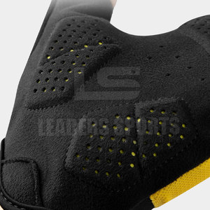 ถุงมือปั่นจักรยานหนังระบายอากาศแบบครึ่งนิ้ว ยี่ห้อสินค้าสั่งผลิต สายรัดข้อมือปรับได้ กันลื่น พิมพ์โลโก้ตามสั่ง ขนาดตามสั่ง - Product Image 2