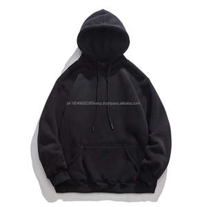 Sweat-shirt à capuche carré surdimensionné pour homme, style streetwear, couleur unie, logo personnalisé, tricoté pour l'automne - Product Image 5