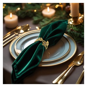 Anillo de Servilleta Dorado con Diseño Floral, Perfecto para Organizar Servilletas de Forma Ordenada y Embellecer la Presentación de la Mesa - Product Image 5