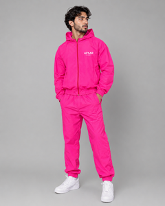 Custom Embroidery Logo Jogger Waterproof Windbreaker Jacket and Cargo <b>Pants</b> Set Reflective <b>Nylon</b> Tracksuit for Summer - Product Image 1