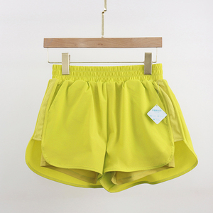 New Arrived Breathable Running Gym <b>Shorts</b> for Women Summer Sports <b>Yoga</b> <b>Shorts</b> With Pockets - Product Image 3