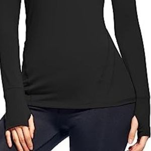Camiseta de Manga Larga Negra para Mujer, Cuello Redondo, Ajustada, Tejida, Transpirable, Informal, para Todas las Temporadas, Tie Dye, Talla Grande, Calidad Premium - Product Image 5