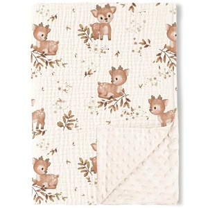 Couverture en mousseline de coton 100% pour nouveau-né, séchage rapide, hypoallergénique, couvertures pour bébé - Product Image 6