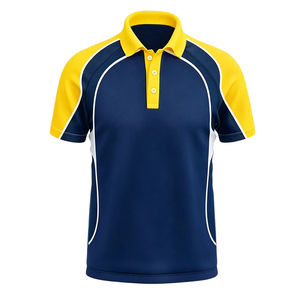 Vente directe en gros, support personnalisé, maillot de golf 100 % polyester pour polos, design par sublimation avec motif imprimé - Product Image 5