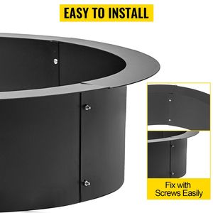 Anello per Braciere da 42 Pollici (Esterno) e 36 Pollici (Interno), Spessore 3,0 mm, Inserto in Acciaio Solido Resistente per Rivestimento Fai-da-te di Bracieri da Campeggio - Product Image 5