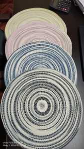 Alfombras de Yute Trenzado Natural |   Tapetes Cuadrados Tejidos a Mano Ecológicos y Contemporáneos para Encimeras de Cocina, Hogar Sostenible - Product Image 5