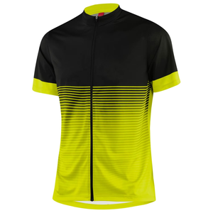 Maillots de cyclisme unisexes personnalisés à séchage rapide et respirants en 100 % polyester avec impression par transfert thermique – Vêtements de sport en promotion au meilleur prix (Manches courtes) - Product Image 2