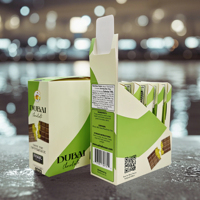 Boîtes d'emballage en carton pour barres chocolatées, personnalisables, avec impression et gaufrage, recyclables, ensemble combiné avec laminage mat et revêtement UV