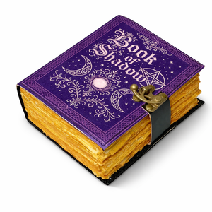 Libro de las Sombras de Cuero Morado al por Mayor - Grimoire y Diario de Hechizos Hechos a Mano para Regalos Premium y Caligrafía - Product Image 2