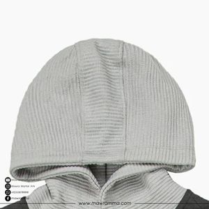 Sudadera con Capucha y Apliques Bordados, Logotipo Impreso de Alta Calidad en el Panel Frontal, Tela 100% Algodón, Transpirable, Resistente al Viento, para Invierno y Actividades al Aire Libre - Product Image 4