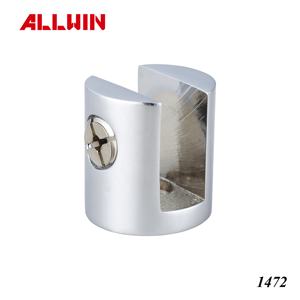 ระบบการวัดนิ้วคลิปแก้วติดผนังแบบอินไลน์ตัวยูทองเหลืองทึบ - Product Image 6