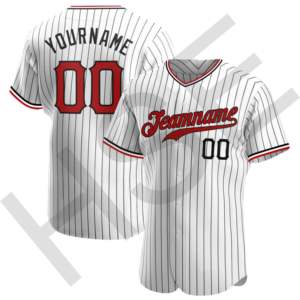 เสื้อเบสบอลลายทางสำหรับผู้หญิงแบบสั่งทำพิเศษ - Product Image 2