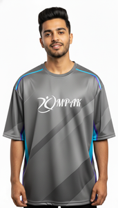 Camiseta Sublimada de Corte Regular para Hombre, Estilo Urbano, Poliéster/Algodón, Ecológica, de Secado Rápido, Ropa Casual de Moda - Product Image 4