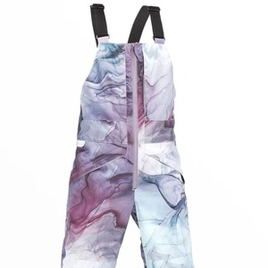 Pantalon de ski imperméable respirant anti-UV Polartec-Tex isolé pour homme et femme, coupe-vent, fermeture élastique, camouflage - Product Image 5
