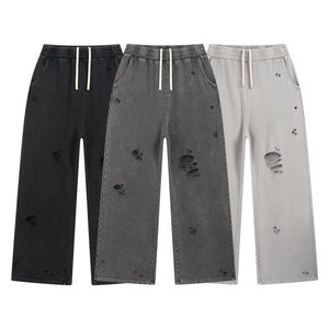 Trousers Custom Washed Denim Joggers Wholesale Clothing Manufacturer OEM ODM Private Label Y2K Fashion Casual <b>Jeans</b> - Product Image 1