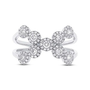 .96 CT 14kt 925 <b>Silver</b> <b>Emerald</b> Cut Moissanite Halo Prong Setting Engagement <b>Ring</b> for Party & Gift - Product Image 1