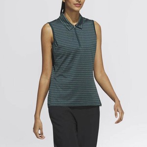 Polo sin Mangas para Mujer, Modelo 2026, Más Vendido, a Rayas, Tejido de Poliéster Transpirable, Casual, Largo Regular, ODM - Product Image 1