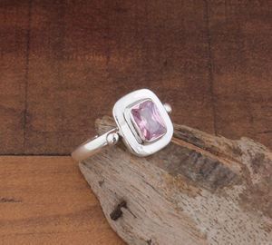 แหวนเงินแท้ 925 ดีไซน์คลาสสิกประดับด้วยเทอร์ควอยซ์ลายจุด แหวนแบบมีลูกปัด แหวนแต่งงานแบบซ้อนได้ เครื่องประดับแฟชั่นสำหรับผู้หญิง ขายส่ง - Product Image 4