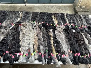 ผมแท้คุณภาพสูงแบบเวอร์จิน ดับเบิ้ลเวฟท์ ตรงธรรมชาติ แบบอินเดีย เรมี่  แบบมัดเป็นช่อ  นุ่มเป็นธรรมชาติ  แพ็คเกจแบบกำหนดเองได้ - Product Image 3