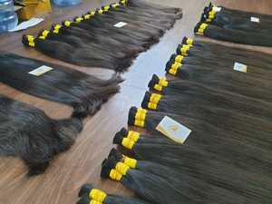 ผมต่อจำนวนมากสีดำธรรมชาติ150กก. สินค้าจากร้านขายผม Minh khang ในเวียดนาม - Product Image 6