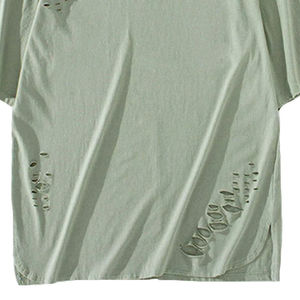 เสื้อยืดผู้ชายมีความสุขเสื้อยืดผ้าฝ้าย100% ลำลองเป็นมิตรกับสิ่งแวดล้อมต่อต้านริ้วรอยที่มีคุณภาพระดับพรีเมียมระบายอากาศได้ดีปรับแต่งได้ - Product Image 4