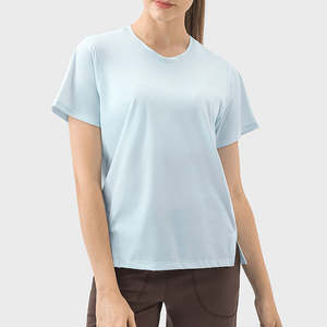 Shorts Deportivos Clásicos para Mujer, Corte Regular, Mezcla de Algodón, Transpirables, Ecológicos, con Bordado, Botones, de Secado Rápido, Manga Corta - Product Image 6